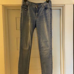 Denim skinny jeans